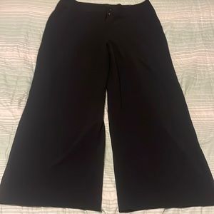 Lane Bryant “The Allie” Wide Leg Black Dress Pants